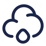 Cloud Waterdrop SVG Icon
